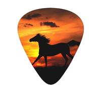 Classic Guitar Picks (12-Pack) for Eectric Mandolin And Bass (One Size, Pizza)
