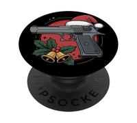 Classic Gun XMas - Funny Christmas Guns PopSockets Adhesive PopGrip