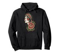 Classic Gypsy Tattoo Traditional Fortune Woman Flash Design Pullover Hoodie