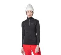 Classic half-zip women's turtleneck Rossignol Noir L