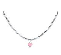 Classic Heart Necklace Pink Green Red Rose Jewelry Competition World Jewelry