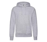 Classic Heather Hoodie Fruit Of The Loom Grey XXL
