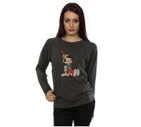 Classic Heather Sweatshirt Pinocchio Mid Grey XL