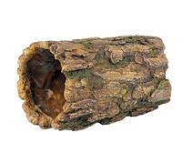 CLASSIC Hideaway Resting Log Aquarium Ornament - 255 x 135 x 135 mm | Natural Driftwood-Style Resin Decoration for Freshwater Fish Tanks