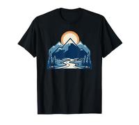 Classic Hiking Trail Landscape for Wilderness Backpackers T-Shirt