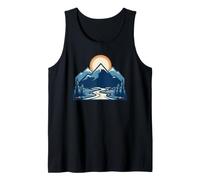 Classic Hiking Trail Landscape for Wilderness Backpackers Tank Top