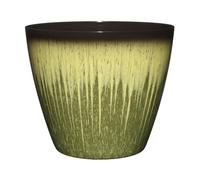 Classic Home and Garden Vogue Planter Pots w/Pottery Quality Finish - Modern Indoor & Outdoor Flower Pots - UV-Resistant Porch Planters - Decorative Pot for Flowers & Herbs (8” Willow Green)