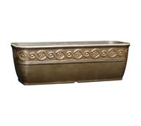 Classic Home & Garden Planter, Resin Stone, Bronze, 10" (Pack of 1)