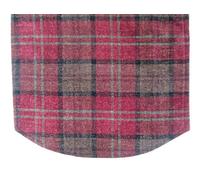 Classic Home Store Balmoral Check XL Chair Back Soft Touch Chenille Sofa Furniture Cover (Red)