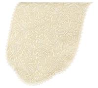 Classic Home Store Decorative Antimacassar Chair Back Traditional Floral Jacquard (Cream)