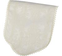 Classic Home Store Decorative Jacquard Damask Chairback Antimacassar Chair Furniture Protector (Cream)