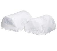 Classic Home Store Decorative Pair of Standard Round Arm Caps Floral Pattern Furniture Cover Antimacassar (Duck Egg)
