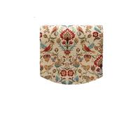 Classic Home Store Flower & Birds Polycotton Single Chairback Sofa Furniture Antimacassar (Cream)