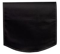 Classic Home Store Half Panama Cotton Standard Chair Back Antimacassar Sofa Furniture Cover (Black)