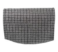 Classic Home Store Harris Tweed Single Chairback 100% Pure New Wool Sofa Settee Furniture Cover (Ebony Houndstooth)