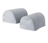 Classic Home Store Plush Faux Suede Pair of Arm Caps Luxury Soft Furniture Antimacassar Protector Cover (Mint)
