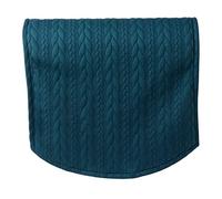 Classic Home Store Stretch Cable Knit Pattern Single Chair Back Antimacassar Furniture Cover (Teal)