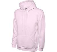 Classic Hooded Sweatshirt Jumper Uneek Clothing Light Pink XS