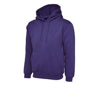 Uneek UC502 Classic Hoodie 300GSM Purple M Colour: Purple, Size: M M
