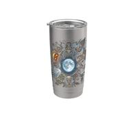Classic Horror Monsters Halloween Full Moon Stainless Steel Insulated Tumbler