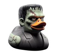Classic Horror Movie Collectible Duck Figurine, 3.55'' Character Resin Statue, Weird Halloween Decoration, Beetlejuice's Annabelle's Frankenstein Duck Figure Ornament