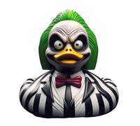 Classic Horror Movie Collectible Duck Figurine, 3.55'' Character Resin Statue, Weird Halloween Decoration, Beetlejuice's Annabelle's Frankenstein Duck Figure Ornament
