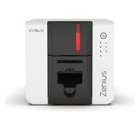 Classic ID Card Printer (Evolis Zenius 2) with USB Single-Sided Bundle With Software, Colour Ribbon & Plastic Cards