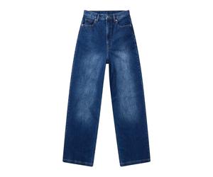 Classic Indigo Wide Leg Jeans - female - Munthe - Straight Fit Jeans - Blue - 2XL - Jeans 2XL
