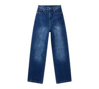 Classic Indigo Wide Leg Jeans - female - Munthe - Straight Fit Jeans - Blue - L - Jeans L