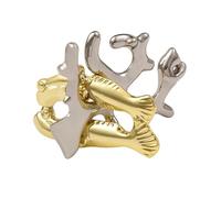 Classic Intelligent Lock Toy Rings Metal IQ Brain Teaser Puzzle Toys Adults Anti Stress Lock
