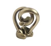 Classic Intelligent Lock Toy Rings Metal IQ Brain Teaser Puzzle Toys Adults Anti Stress Lock