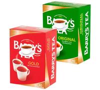 Classic Irish Tea Bundle Featuring Gold & Original Blends (2 Boxes of 40 Barrys Teabags)