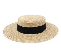 Classic Italy - Hat Wide Brim Straw Large Boater - Size 53 cm