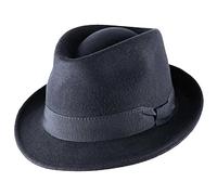 Classic Italy - Trilby Hat Wool Felt Trilby - Size 64 cm - bleu-Marine