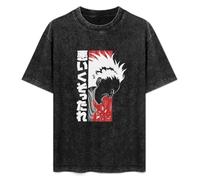Classic Japanese Manga Akira Tshirt Men Short-Sleeve Shotaro Kaneda Neo Tokyo Anime Printed Cotton Manga Tee Gift T-Shirt Black XXL