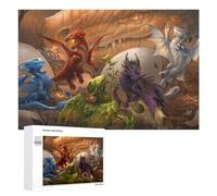 Classic Jigsaw Puzzle, 1000 PCS, Featuring Dragons Emerging from Eggs, An Absorbing Project for Relaxed Weekends, for Indoor Play