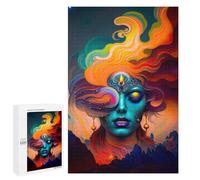 Classic Jigsaw Puzzle, 1000 PCS, Featuring Enchanted Cosmic Portrait -1, An Absorbing Project for Relaxed Weekends, for Quiet Evenings