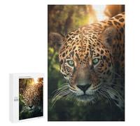 Classic Jigsaw Puzzle, 1000 PCS, Featuring Jaguar in The Wild, An Absorbing Project for Relaxed Weekends, for Family Nights