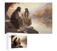 Classic Jigsaw Puzzle, 1000 PCS, Featuring Jesus And The Disciple, A Satisfying Project for Experienced Puzzlers, for Creative Downtime