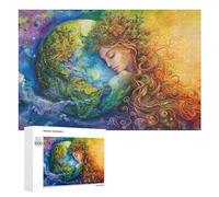 Classic Jigsaw Puzzle, 1000 PCS, Featuring Mother Earth Harmony And Balance, Shared Puzzle Time for Family And Friends, for Quiet Evenings