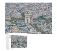 Classic Jigsaw Puzzle, 1000 PCS, Featuring Place Charles De Gaulle, A Rewarding Pastime for Dedicated Jigsaw Fans, for Family Fun