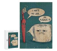 Classic Jigsaw Puzzle, 300 PCS, Featuring I Hate My Job Funny, A Rewarding Pastime for Dedicated Jigsaw Fans, for Puzzle Fans