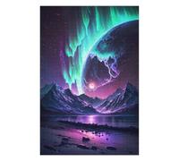 Classic Jigsaw Puzzle for Adults, Aurora Stellar Landscape, 1000 PCS