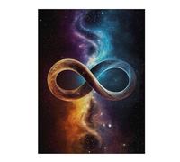 Classic Jigsaw Puzzle for Adults, Celestial Infinity Symbol, 500 PCS