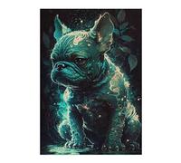 Classic Jigsaw Puzzle for Adults, Enchanted Mutant Bulldog, 300 PCS