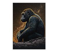 Classic Jigsaw Puzzle for Adults, Gorillas Sitting, 300 PCS