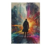 Classic Jigsaw Puzzle for Adults, Man Facing Bright Future, 300 PCS
