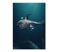 Classic Jigsaw Puzzle for Adults, Megalodon, 300 PCS