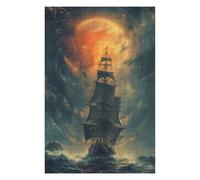 Classic Jigsaw Puzzle for Adults, Pirate Ship Adventures, 1000 PCS