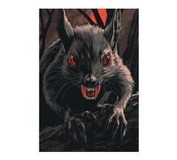 Classic Jigsaw Puzzle for Adults, Vampire Gothic Squirrel, 300 PCS